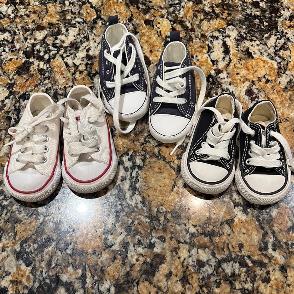 Toddler converse shoe bundle